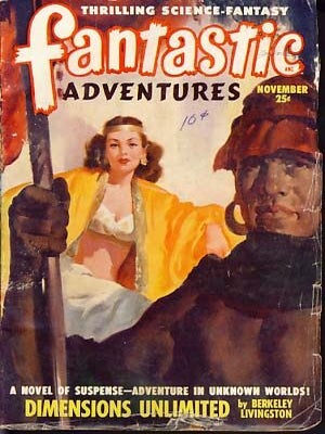 Item #8646 Fantastic Adventures November 1948. Raymond Palmer, ed