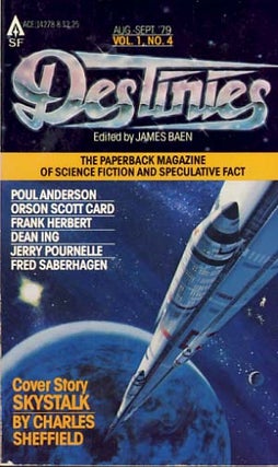 Item #8833 Destinies: The Paperback Magazine of Science Fiction and Speculative Fact...