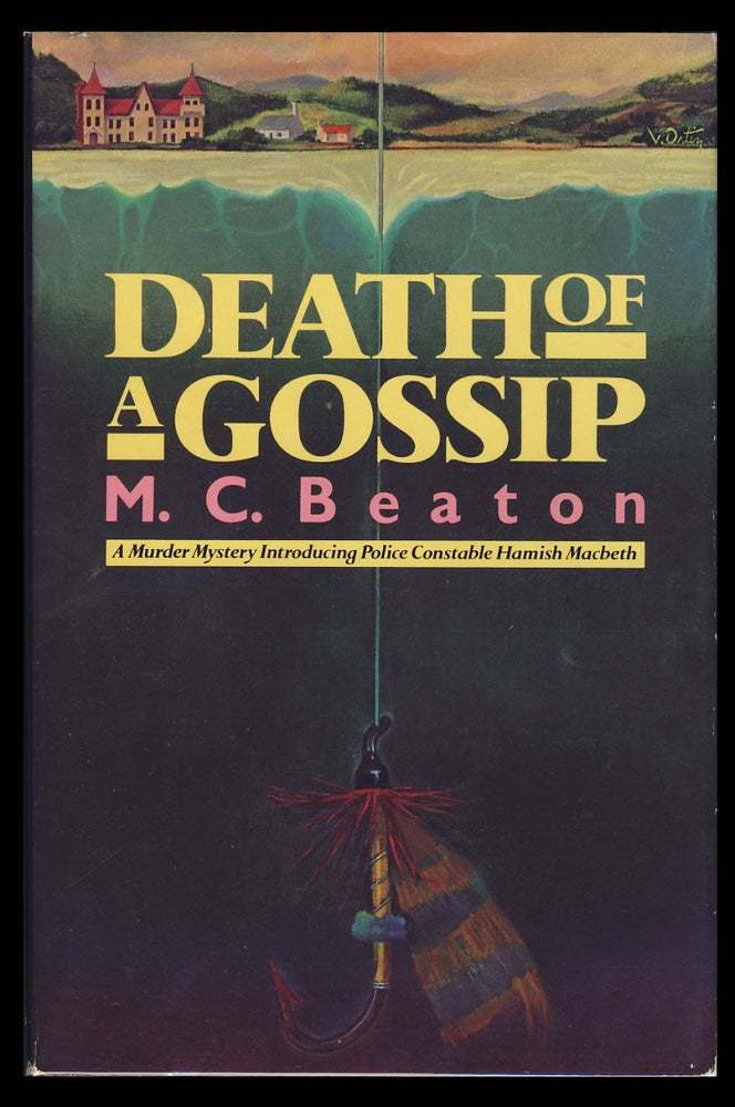 Item #9352 Death of a Gossip. M. C. Beaton, Marion Chesney.
