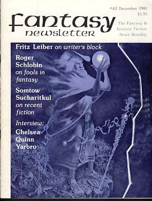 Item #9450 Fantasy Newsletter #43 December 1981. Robert A. Collins, ed
