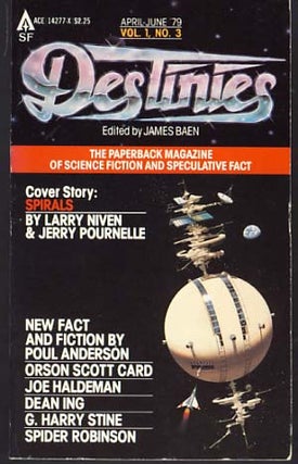Item #9533 Destinies: The Paperback Magazine of Science Fiction and Speculative Fact April-June...