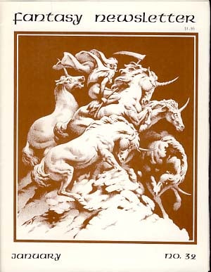 Item #9581 Fantasy Newsletter #32 January 1981. Paul Allen, ed