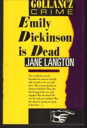 Item #9701 Emily Dickinson Is Dead. Jane Langton