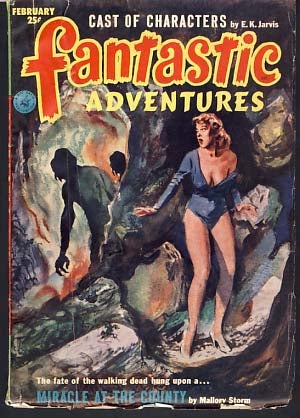 Item #9982 Fantastic Adventures February 1953. Howard Browne, ed